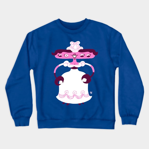 Monster Girl 3 Crewneck Sweatshirt by washburnillustration